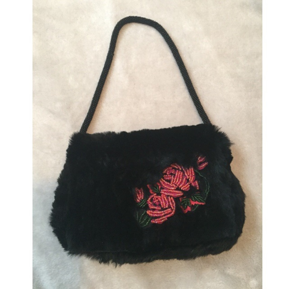 FINALSALE❤️FRANCHI RABBIT FUR BAG❤️